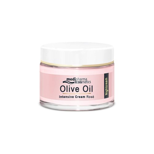 Medipharma Cosmetics Intensive Face Night Moisturizer – Anti-Aging Face Cream with Olive Oil, Hyaluronic Acid & Vitamin A – Facial Night Cream for Women & Men, Made in Germany 1.69 Fl Oz