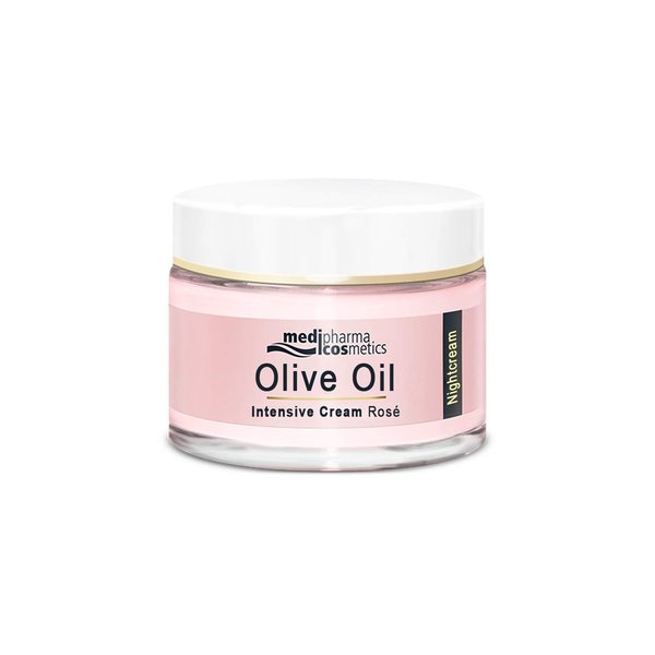 Medipharma Cosmetics Intensive Face Night Moisturizer – Anti-Aging Face Cream with Olive Oil, Hyaluronic Acid & Vitamin A – Facial Night Cream for Women & Men, Made in Germany 1.69 Fl Oz