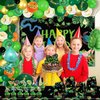 KEFAN Reptile Party Decorations Balloon Garland Arch Set, Wildlife Lizards Snakes Crocodiles Party Party Supplies, including Backdrop, Gift Bags, Tablecloth, Balloons, Cake toppers, Foil Balloons