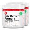 iRestore Hair Growth Supplement – Natural DHT Blockers & Multivitamin Blend – Vegan, Non-GMO, 90 Capsules – Supports Thicker, Stronger Hair for Men and Women – 2-Pack
