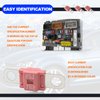 3PCS AMI/Midi Fuse, High Current 125A, for Cars, Buses, Trucks, Caravans, Construction Vehicles, Passenger Car, Electrocar Golf Cart, Motorhome