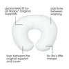 Boppy Original Nursing Pillow Liner, Bright White, Machine Washable and Wipeable, Extends Time Between Washes, Liner Only