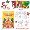90shine 54Pcs Christmas Christmas Coloring Books for Kids Bulk - Xmas Stockings Goodie Bags Stuffers Winter Party Favors Gifts Holiday Class Activity Supplies