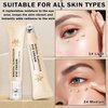 QIUFSSE Mineral Sunscreen Eye Cream,3-in-1 Under Eye Cream,for Puffiness and Bags Under Eyes,Dark Circle and Wrinkles,Anti Aging,Under Eye Brightener and Concealer,SPF 35 （Light）