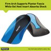 PROFOOT Orthotic Insoles For Plantar Fasciitis & Heel Pain, Men's 8-13, 2 Pair, Gel Heel Shock Absorbing Insoles To Help Reduce Pain & Stress, Foot Care Arch Support Inserts For Shoes