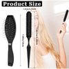 Wig Brush Set, Stainless Steel Wire Bristle Brush for Synthetic Hair, Portable Brush and Combs for Human Hair Wigs and Extensions