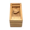 BSIRI Secret Heart Box- Secret Box Brain Teaser Wooden Puzzle Boxes with Hidden Compartments. Ideal Mystery Box, Money Box, Jewelry Box, 3D Puzzle Lock Box, Gift Card, and Money Puzzle Box