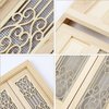 AUEAR, 1:12 Dollhouse Miniature Furniture Unpaint Wooden Doors for DIY Scene Doll Home Furniture Craft (2 Horizontal Panel)