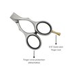 Generic Hair Cutting Scissors, Schönn Hair Scissor, Professional 6.5 inch Right-Handed Barber Shears - German Stainless Steel, Hand Sharpened (Silver/Gold), SCH-CLS-01