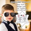 Mepase 7 Pcs Ring Wedding Security Set Include Ring Bearer Box ID Badge Holder Ring Bearer Sunglass Acoustic Earpiece Tube Mission Card with Binder Clip Bow Tie for Kids (Classic Style)