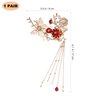 Lurrose Japanese Hairpins Butterfly Tassel Kimono Kanzashi Bobby Pins Hair Clip Hair Ornament Accessory for Traditional Clothes Kimono Decoration