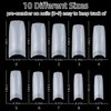Clear and Natural Acrylic Nail Tips 1000pcs French Nail Tips For Acrylic Nails Half Cover Artificial False Nails Tips with Storage Case