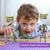 Forest & Twelfth 5" Elephant Jungle Animal Toys – Transforming Action Figure – Changes from a Detailed Animal Toy to a Unique Robot Toy in Seconds Great Gift for Both Girls and Boys (5" Elephant)