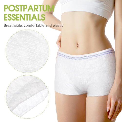 SUPVOX 6Pcs Women Postpartum Mesh Underwear Breathable Post Birth Panty Incontinence Briefs for Woman Man Adult
