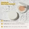 MOONSHOT KOREA Matte Fit Cushion Foundation Full Coverage Matte Finish, Breathable Makeup for Face, Long Lasting, Lightweight K-BEAUTY (21N Cosmic Vanilla, Matte Fit Cushion)