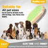 HOP Home of Paws Short Hair Dog Brush for Detangling and Shedding Coats, Silicone Pet Brushing Comb, Massage, Blood Circulation, Gentle on Sensitive Skin, Gift for Dog Lovers