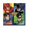 Unique Round Dessert Paper Plates - 7", Justice League, 8 Pcs