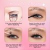 FADLASH Cluster Lashes Individual Lash Extensions DIY Lash Clusters 10-16mm Mixed Length Wispy Faux Mink Eyelash Clusters for Self Application at Home（AD17-D-10-16)