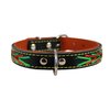 Genuine Leather Dog Collar 15.5"x3/4" Fits 11"-13" Neck Small