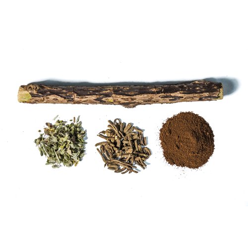 Catnip Alternative Variety Box with Handmade Refillable Mouse Toy - Catnip, Valerian Root, Silvervine Powder, Matatabi Sticks - Cat Toy and Cat Treat Sampler - Cat Gift Box