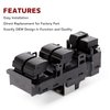 35750-TB0-H01 Driver Side Master Power Window Switch Replacement for Honda Accord 2008 2009 2010 2011 2012, Replace# 35750-TBD-H13, 35750-TA0-A02