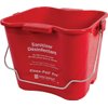 San Jamar Kleen-Pail® Plastic Cleaning Bucket 8 Quarts Red