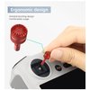 Mini 3 Pro Aluminum Alloy Control Sticks Thumb Rocker Joysticks for DJI RC/Mini 3 Pro Controller Accessories (Red)