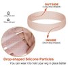 SHEHARUHI 4 Pieces Adjustable Wig Headband Elastic Silicone Wig Grip Band Non Slip Sweat-Proof Fix Headband for Men Women Sports Yoga (Light Brown)