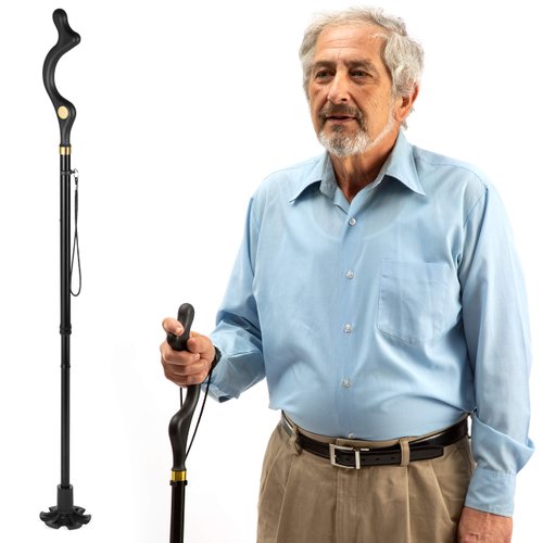 Medical King Walking Canes for Men & Women Special Balancing - Cane Walking Stick Have 10 Adjustable Heights - self Standing Folding Cane, Portable Collapsible Cane, Comfortable