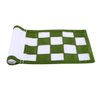 Golf Flag,Green Golf Flags,Solid Nylon and Checkered Training Golf Putting Green Flags, Indoor Outdoor Backyard Garden Portable Golf Target Flags,8.7inch*6inch (White-Green)
