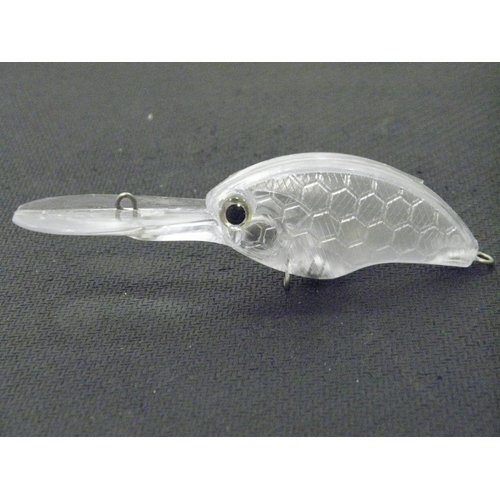 wLure 10 Blank Unpainted Deep Diver Crankbait Fishing Lures with Free Eyes UPC733