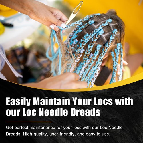 6Pcs Interlocking Tool for Locs, Oustdanding Sisterlock Retighten Tool, Excellent Dreadlock Crochet Needle for Maintaining Real Dread Loc, Dreadlock Tool for Hair, 3 Type