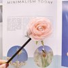 Flower Hair Sticks Rose Hair Chopsticks Hairpin Hair Buns Hair Pins Hair Accessories for Women and Girls 1 Pc 065-#01