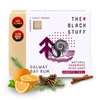 The Black Stuff All Natural Bar Soap for Men Handmade Cold Process Soaps with Organic Ingredients and Essential Oils - Mens Soap for Daily Use, Galway Bay Rum Body Soap