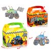 Roaring Good Time 12 PCS Monster Trucks Party Favor Boxes Monster Trucks Party Supplies Monster Trucks Party Favors Monster Trucks Tablecloth Monster Trucks Birthday Decoration