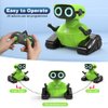HONGCA Kids Robot Toys, Rechargeable Remote Control Robot Toy with Touch Sense Recording Programming Music LED Eyes Dance Moves Flexible Head/Arms, RC Toys for Kids Boys Girls Age 3+ Birthday Gifts