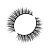 ILLPTA Fluffy Wispy Volume False Eyelashes Strip 3D, Natural Look Thick Waterproof Cat Eye Lashes, 16MM Faux Mink Demi Curly Cateye Fake Eyelashes (5D-04)