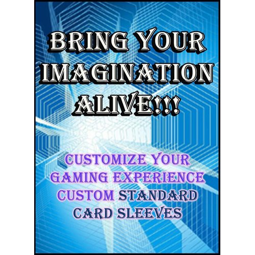 Custom Card Sleeves 120ct with Your Design for Gaming Cards Standard Size Magic The Gathering,