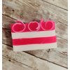 Pink Sugar Handmade Soap Bar. All Natural Shea Butter, Mango Butter/Goat Milk Soap and Makeup Brush cleaner