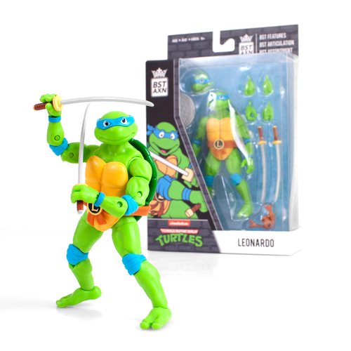 Loyal Subjects - BST AXN Teenage Mutant Ninja Turtles Leonardo 5 Action Figure (Net)