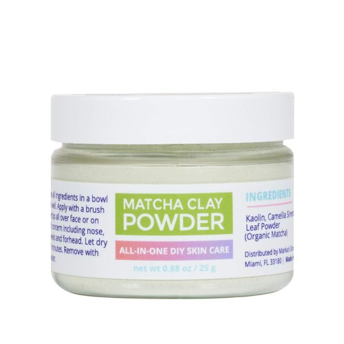 23 SKIN Matcha Green Tea Powder Face Mask with Kaolin Clay - Organic Anti-Aging Antioxidants + DIY Facial Scrub and Pore Cleanser - Absorb Oils and Impurities - 0.88 oz (25 g)