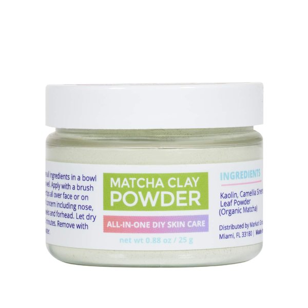 23 SKIN Matcha Green Tea Powder Face Mask with Kaolin Clay - Organic Anti-Aging Antioxidants + DIY Facial Scrub and Pore Cleanser - Absorb Oils and Impurities - 0.88 oz (25 g)