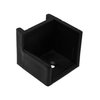 Right Hand Hinge Pontoon Door Stop 2 Pack (Black)