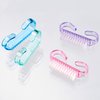 4 Pieces Handle Nail Brush Nail Hand Scrubbing Cleaning Brush (Small, Multicolor)