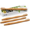 Natural Bamboo Toothbrush By 24K Organic Eco friendly – Go Green Dental Care For The Entire Family