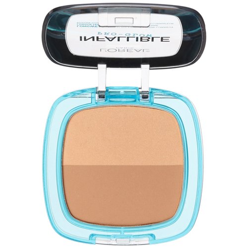 L'Oréal Paris Infallible Pro Glow Pressed Powder, Cocoa, 0.31 oz.