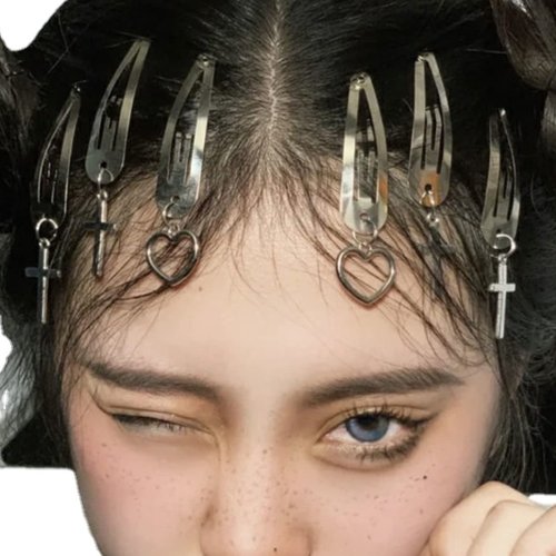 6 Pack Gothic Hair Pins Set - Alt Hair Accessories (6 Pack)