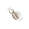 10 Pack Shell Headpiece Hair Clips for Women, Seashell Pendant Hair Slide Stylish Ponytail Hair Braid Rings Hair DIY Jewelry Accessories Prom (Gold)