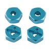Rchobbytop 7mm to 12mm Wheel Drive Hex Convert Adapters & Axle Shaft & Lock Nuts & Wrench for 1/18 WLtoys A949 A959 A969 A979 K929 RC Cars Upgrade to 1/10 Wheel, Set of 4