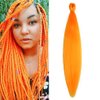BALINGHAIR Orange Braiding Hair Pre-Stretched Kanekalon High Temperature Synthetic Fiber Braid Hair (A20-1Pack)